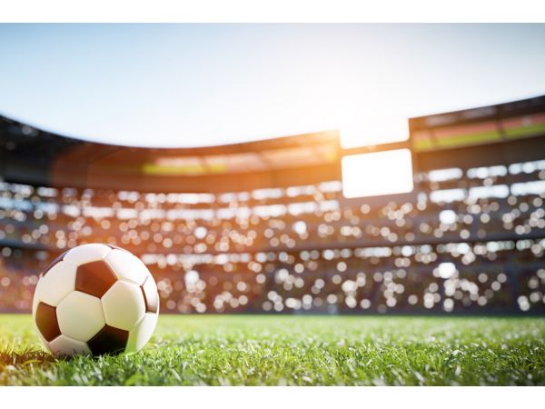 Soccer ball on field